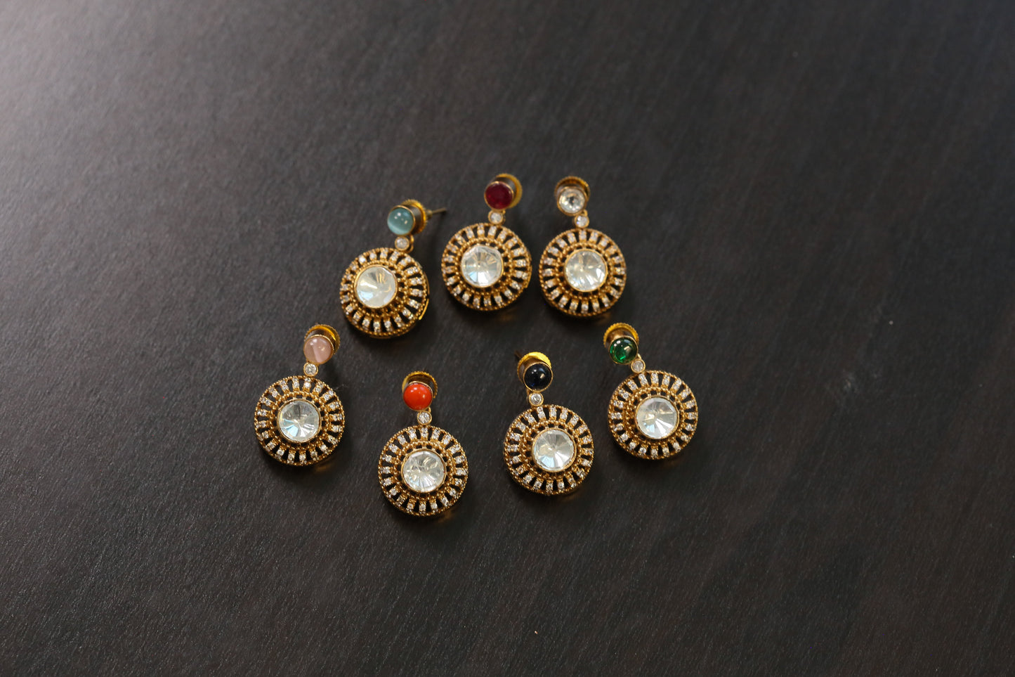 Tarinika Polki CZ Earrings (102-05)