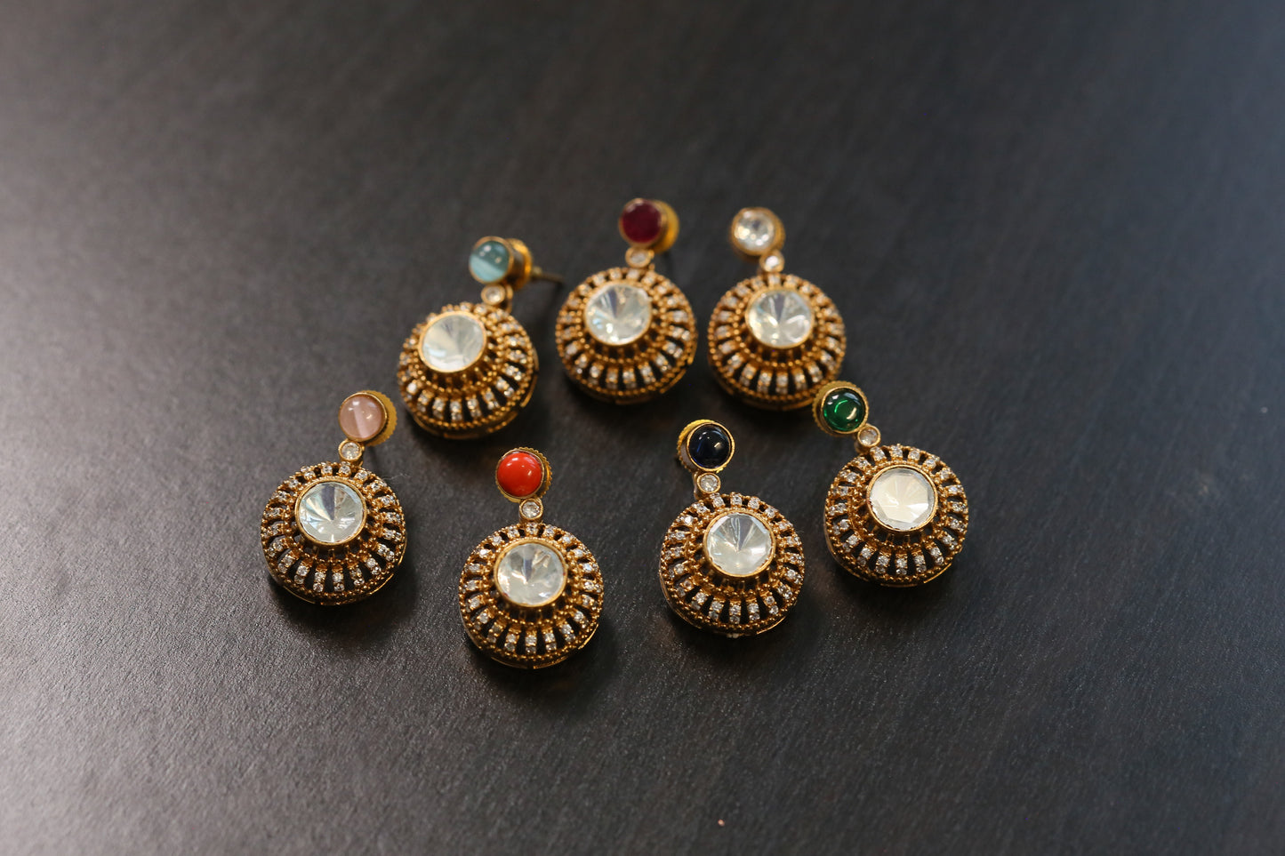 Tarinika Polki CZ Earrings (102-05)