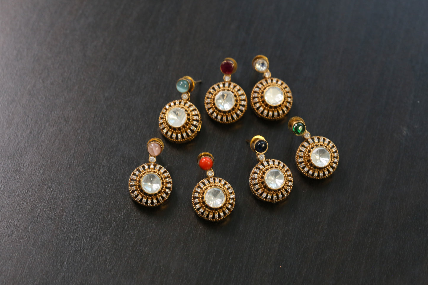 Tarinika Polki CZ Earrings (102-05)