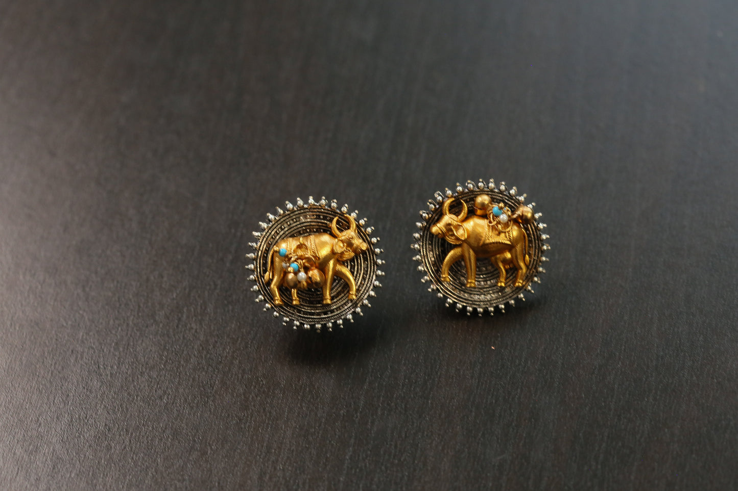 Nandi Polki CZ Earrings (102-07)