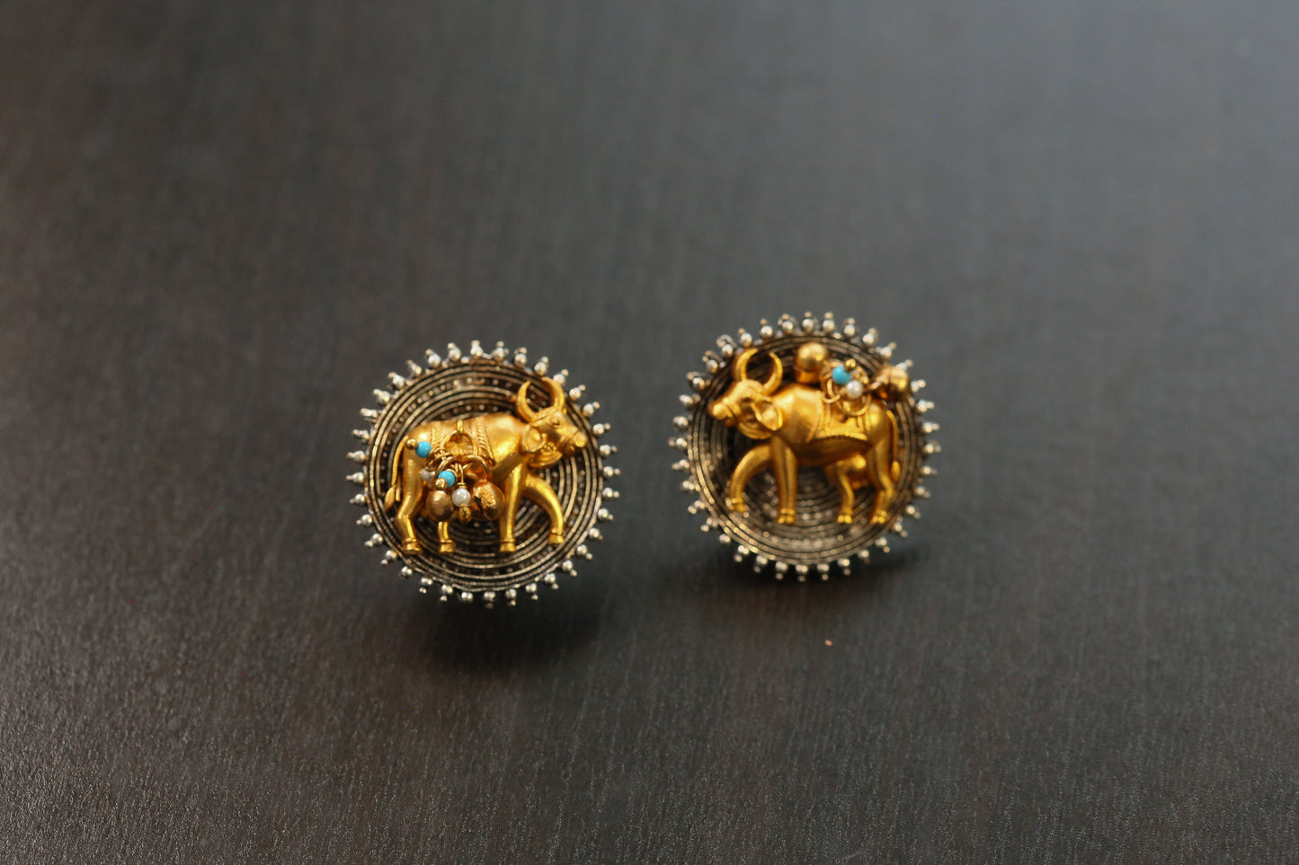 Nandi Polki CZ Earrings (102-07)
