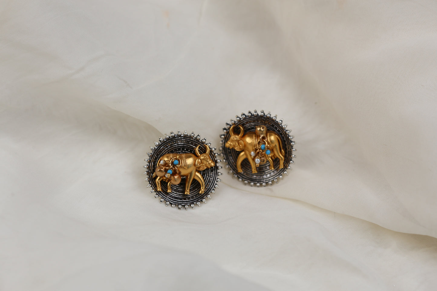 Nandi Polki CZ Earrings (102-07)