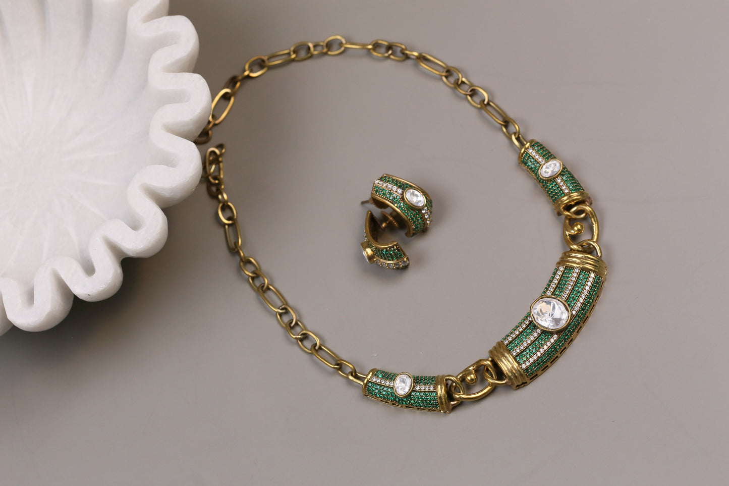 Tara Pave Setting Premium CZ Set (104-53)