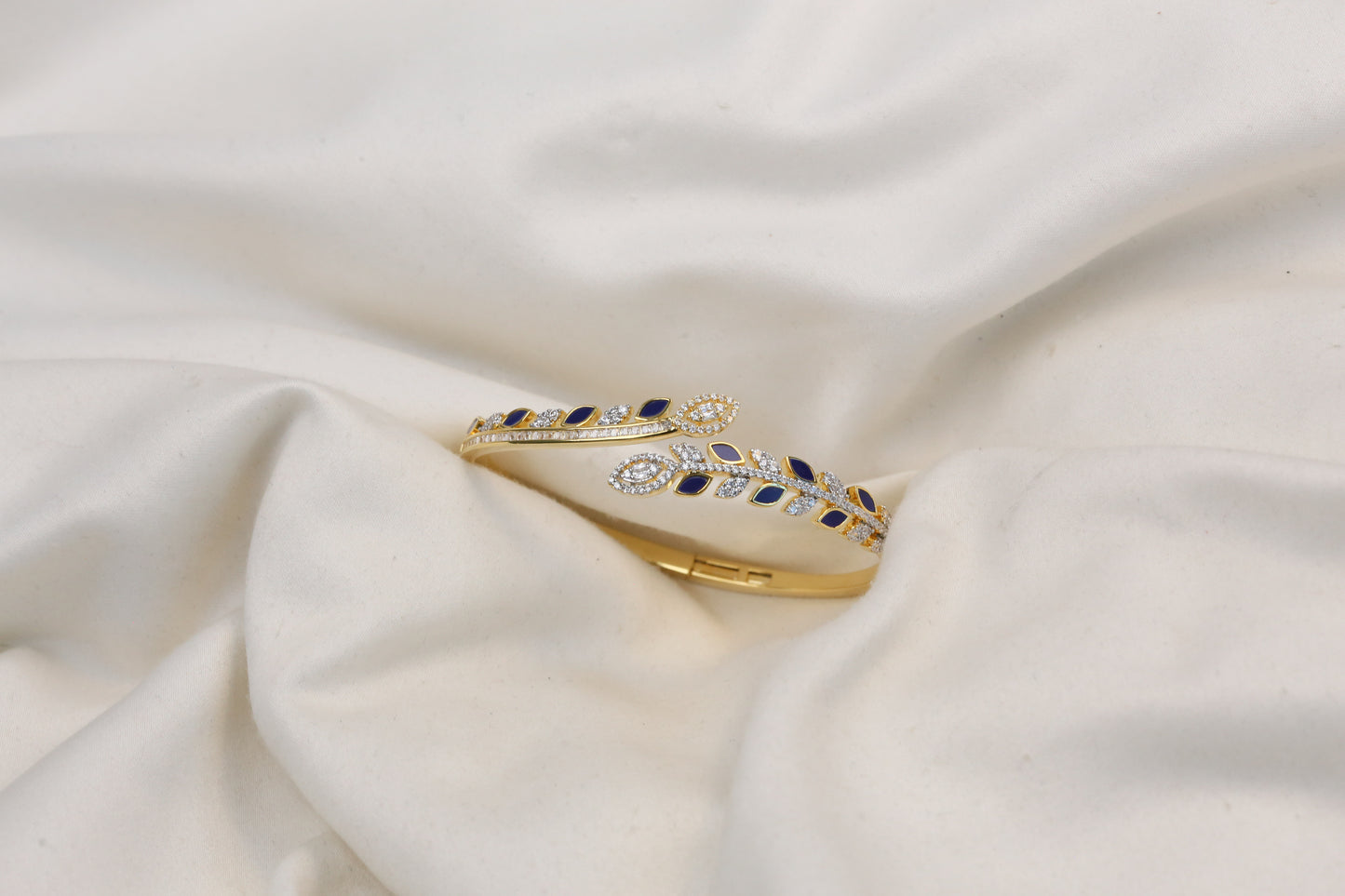 Openable Nano CZ & Semiprecious Bracelet - ABJ-B101-25