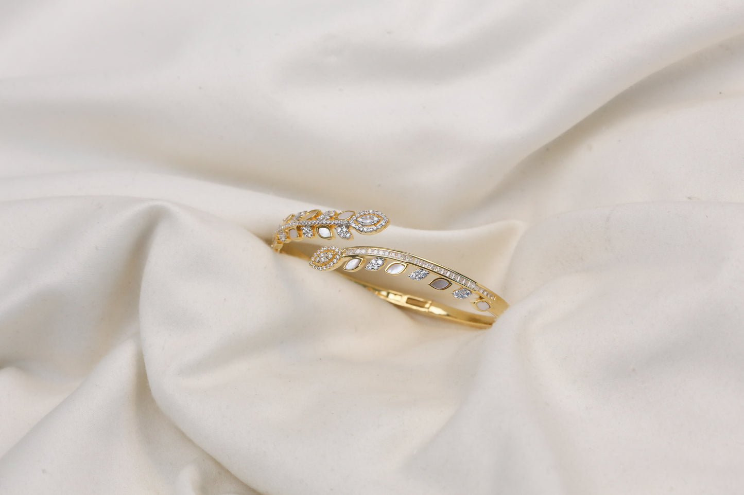 Openable Nano CZ & Semiprecious Bracelet - ABJ-B101-25
