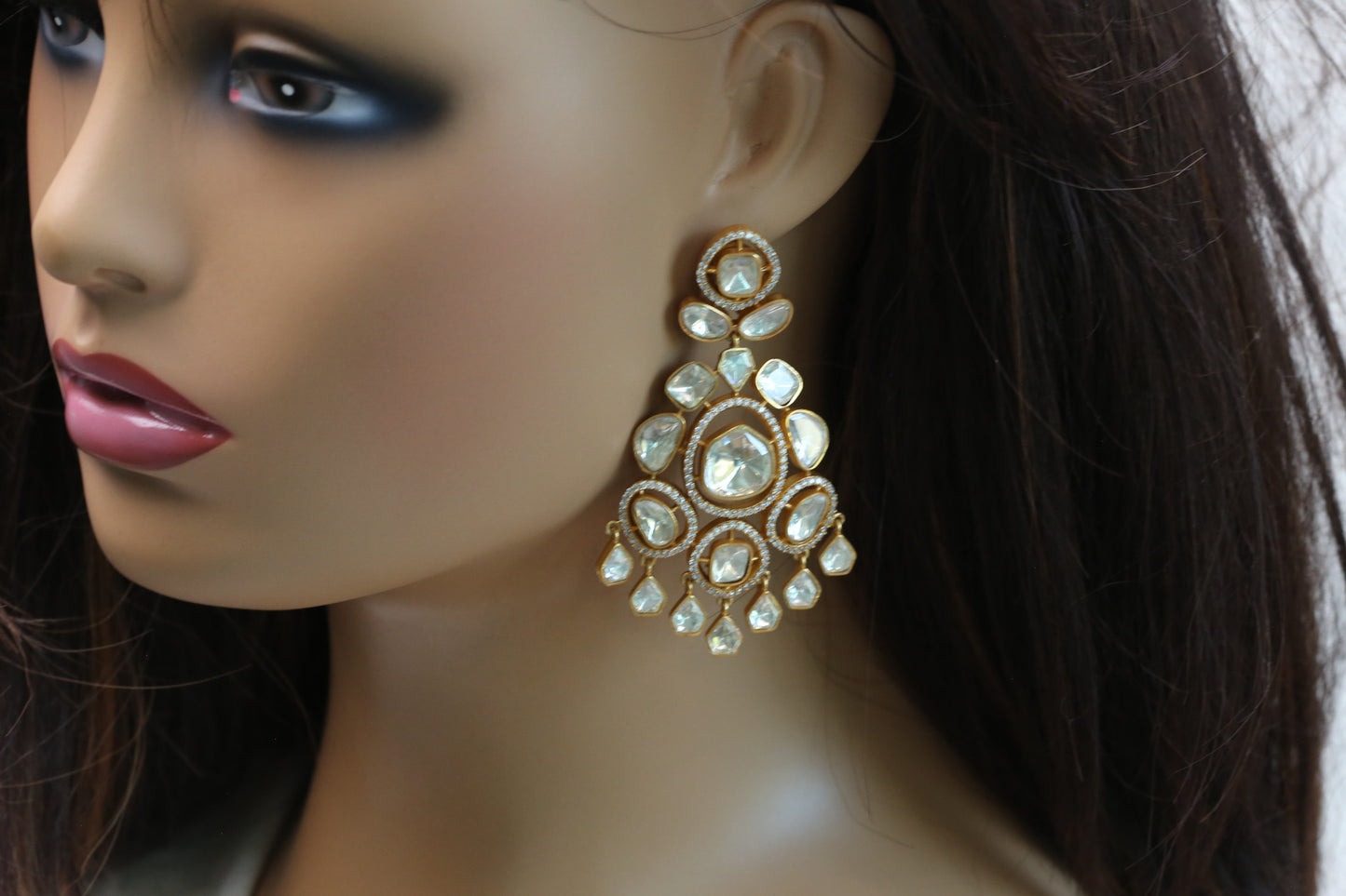 Aarushi Real Moissanite Earrings