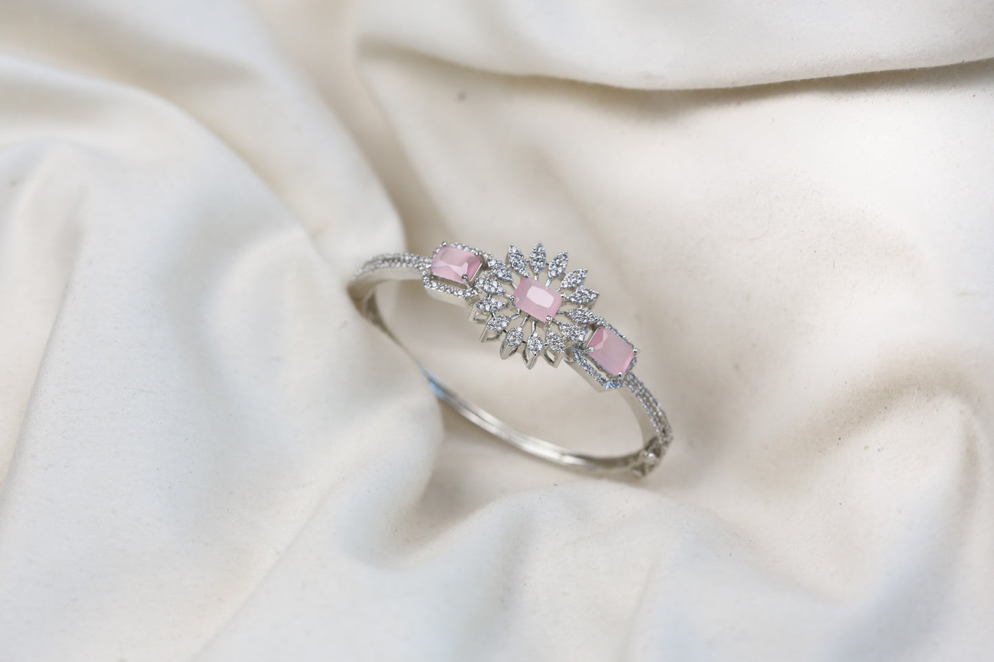 Dainty CZ Bracelet - Pink