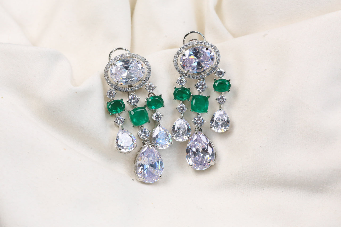 Premium CZ & Doublet Earrings (102-13)