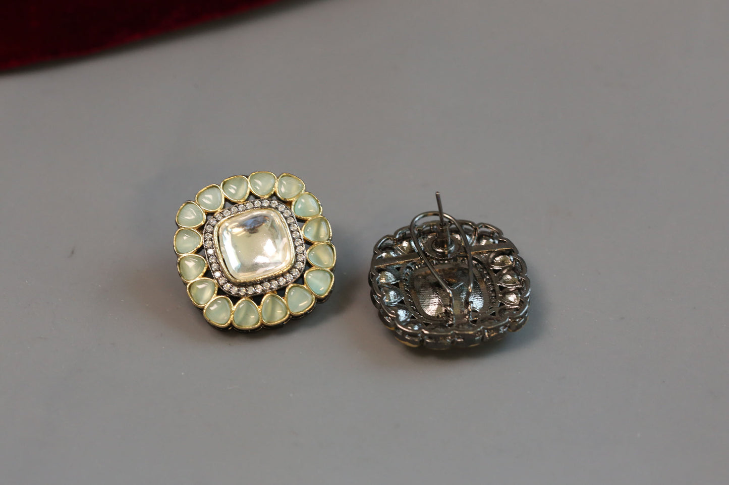Zarna Polki Kundan Studs