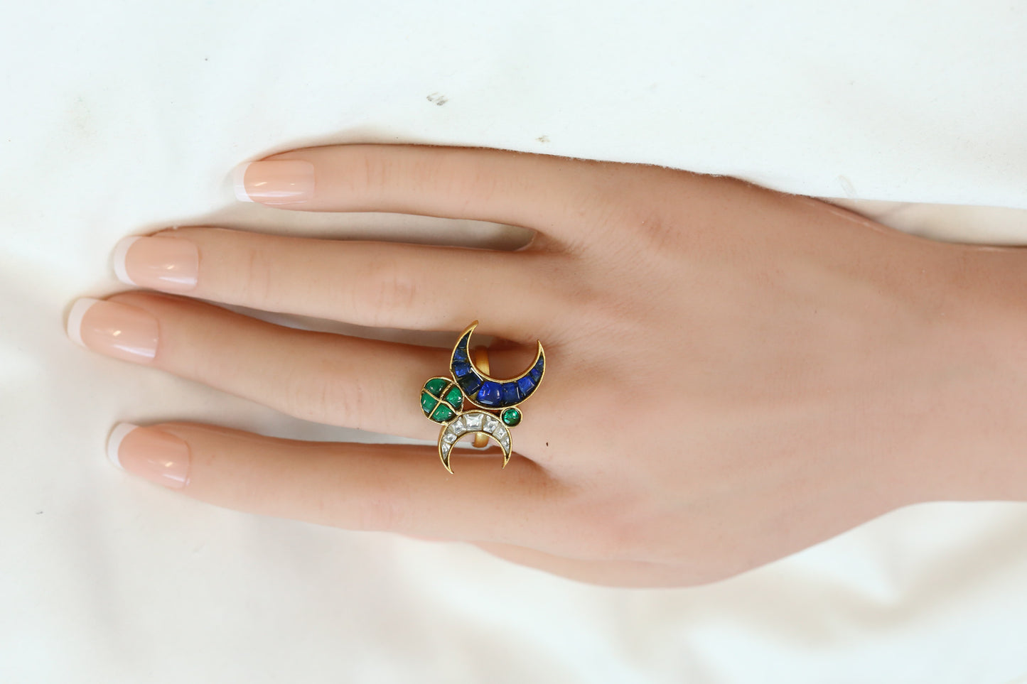Fusion Takkar Kundan Work Rings (Adjustable)