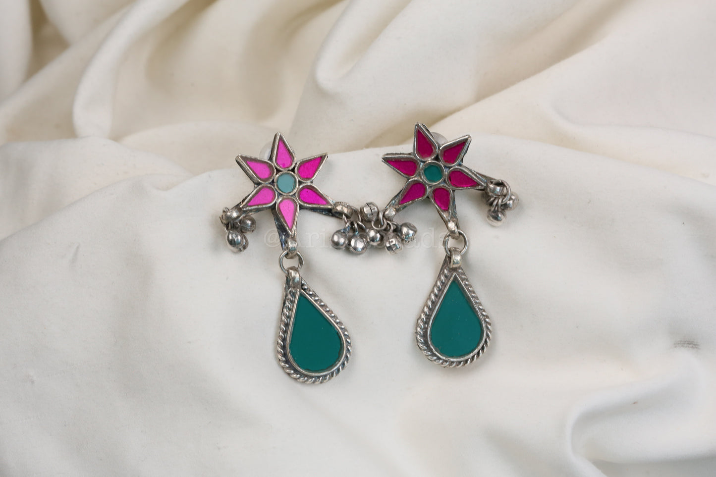 Alia Real Glass Earrings (ABJOC-43)