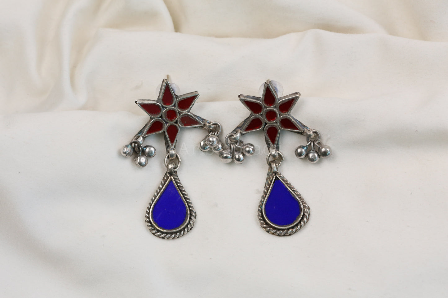 Alia Real Glass Earrings (ABJOC-43)