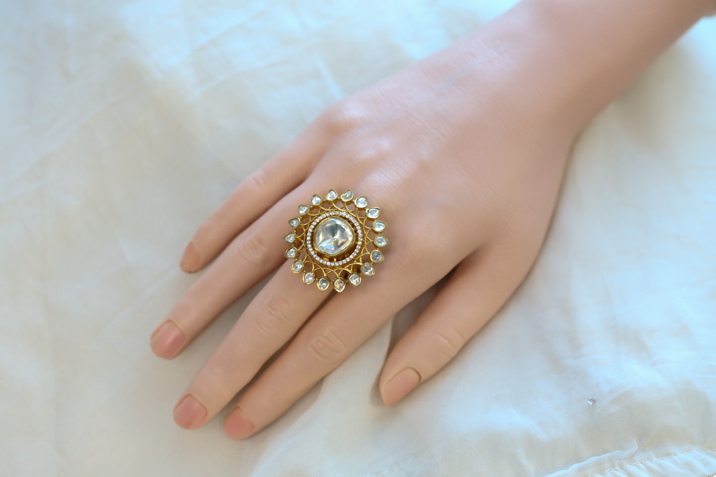 Surya Real Moissanite Ring