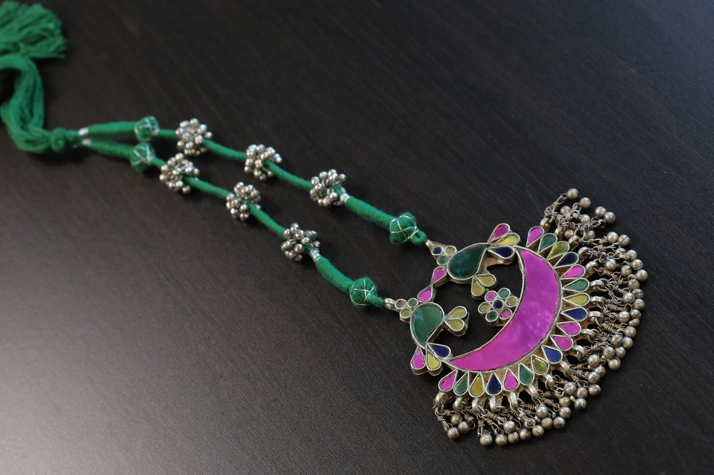 Real Glass Oxidized Necklace (T103-50)
