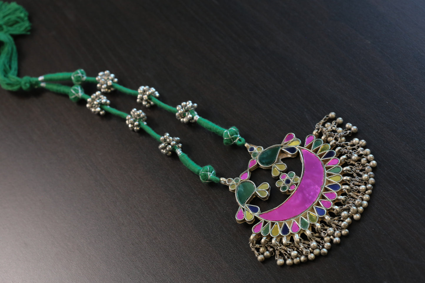 Real Glass Oxidized Necklace (T103-50)