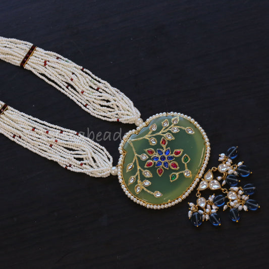 Handmade Inlay Kundan Work Necklace (104-01)