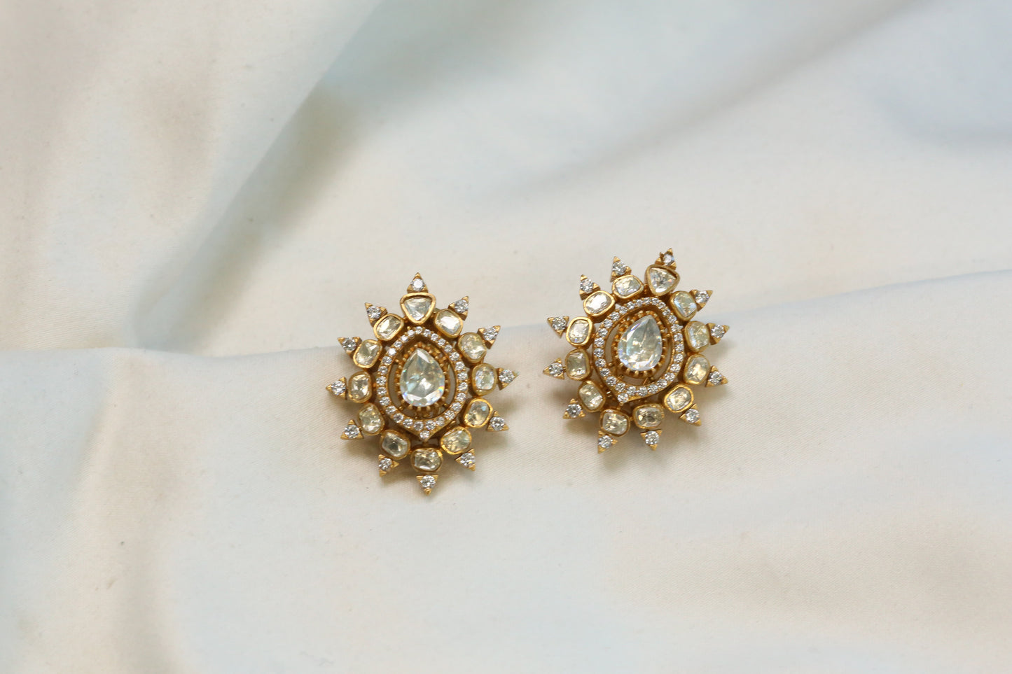 Tara Premium Real Moissanite Studs