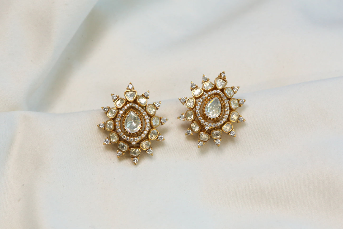 Tara Premium Real Moissanite Studs