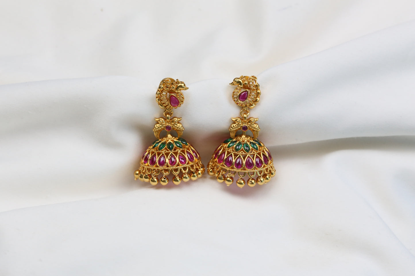 Sejal Temple Jhumka - Multi