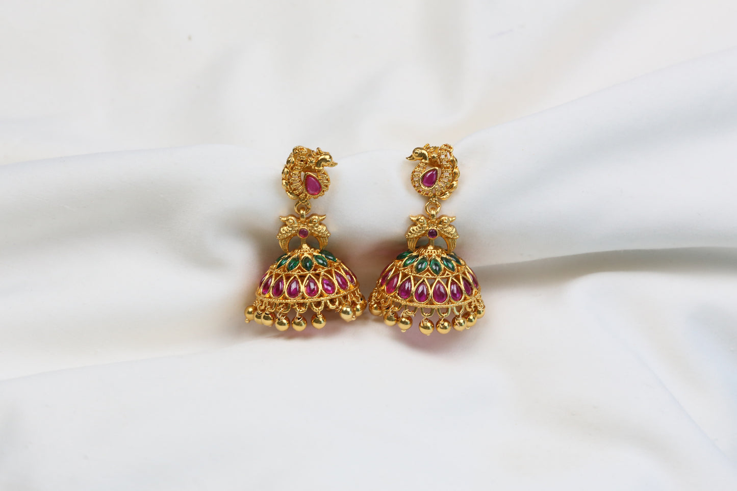 Sejal Temple Jhumka - Multi