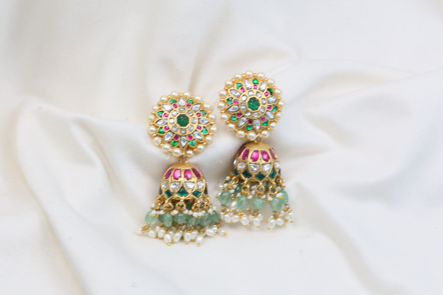 Krisha Jadau Jhumka -Multi