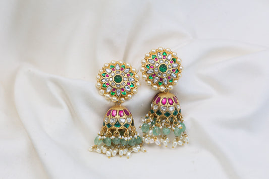 Krisha Jadau Jhumka -Multi