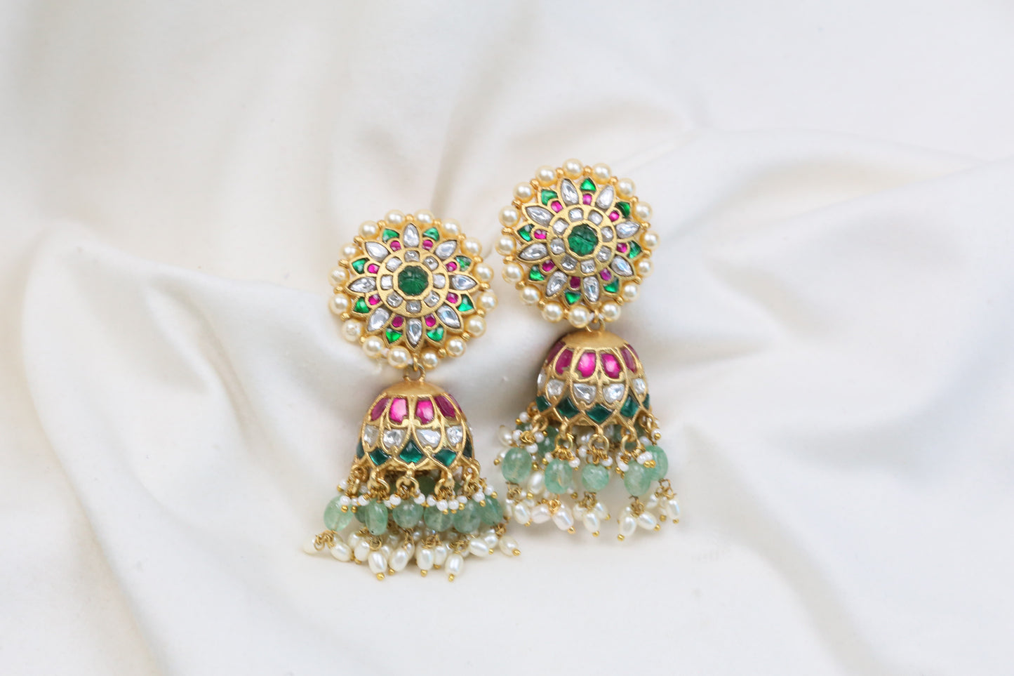 Krisha Jadau Jhumka -Multi