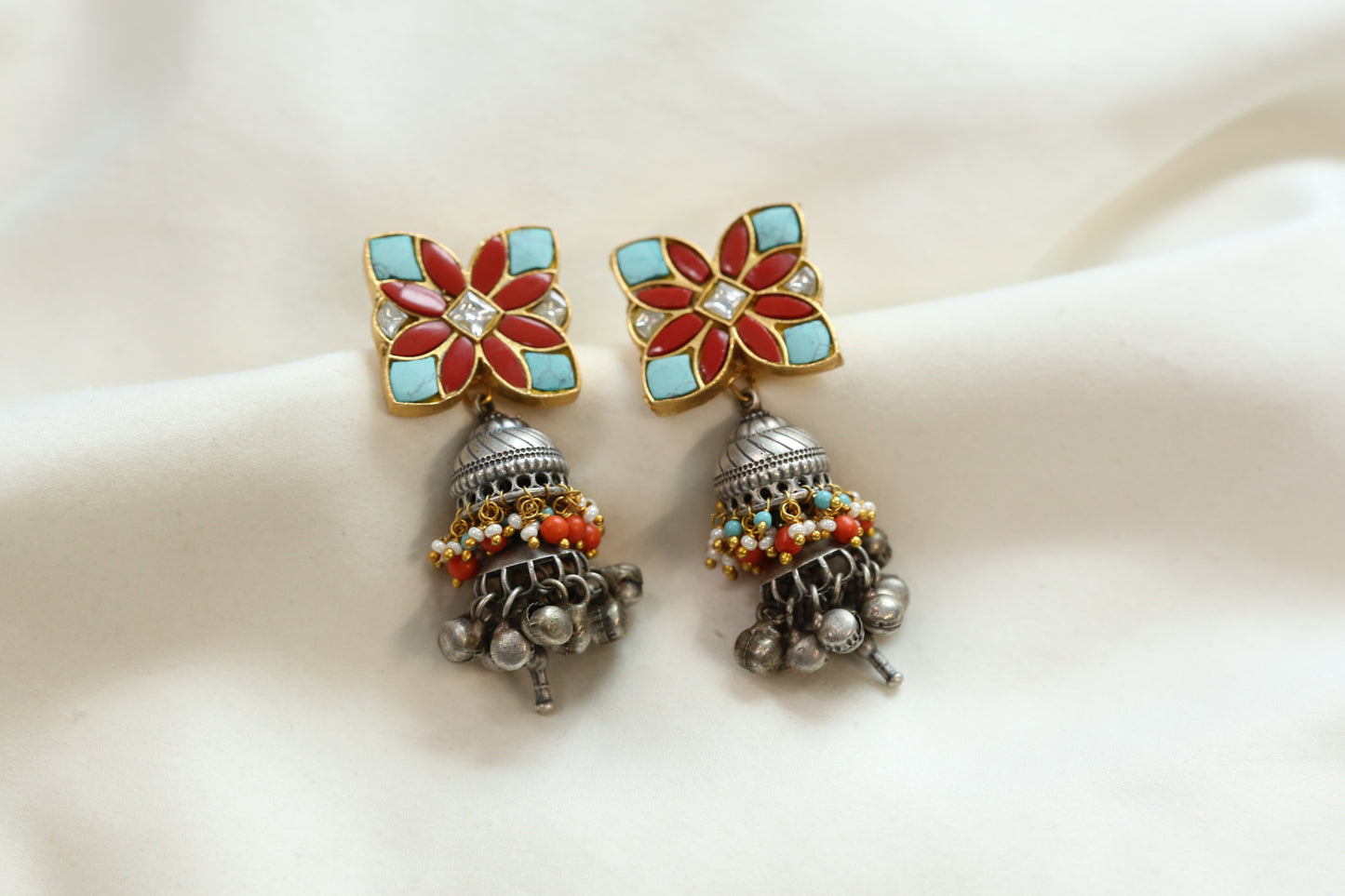 Soma Fusion Jhumka - Style 14