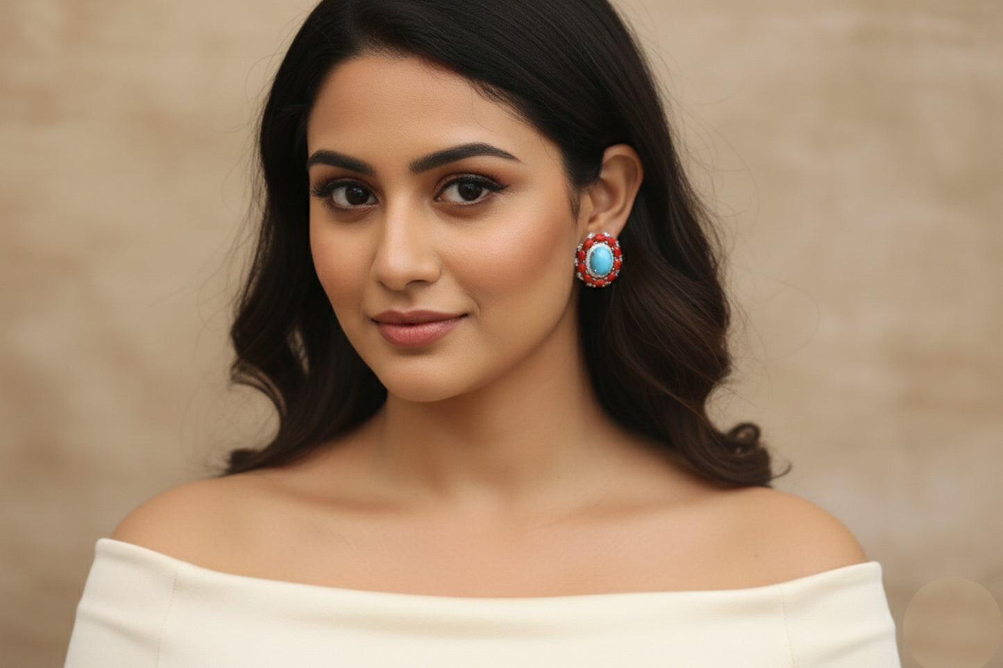 Semiprecious Stone Studs