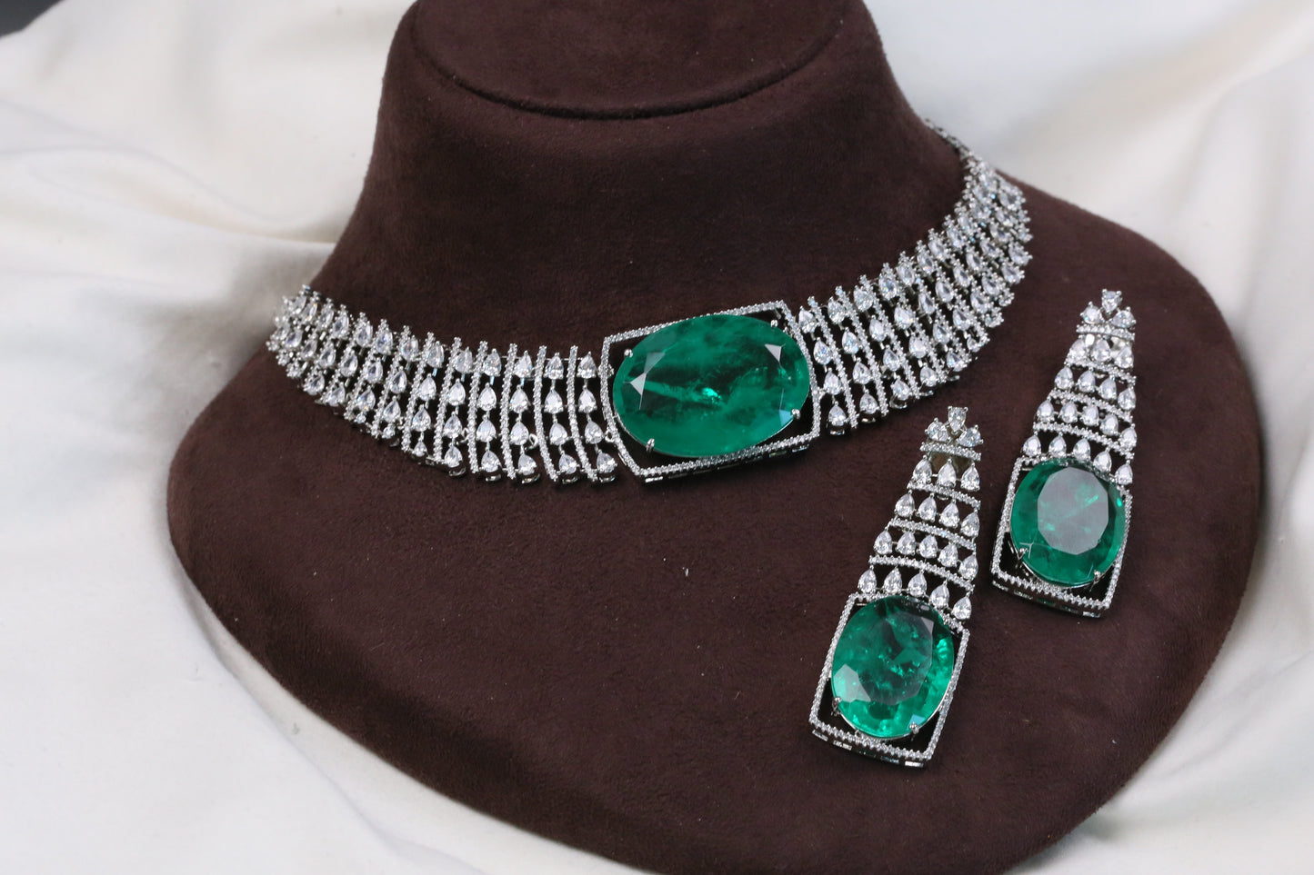 Savi CZ & Green Doublet Set