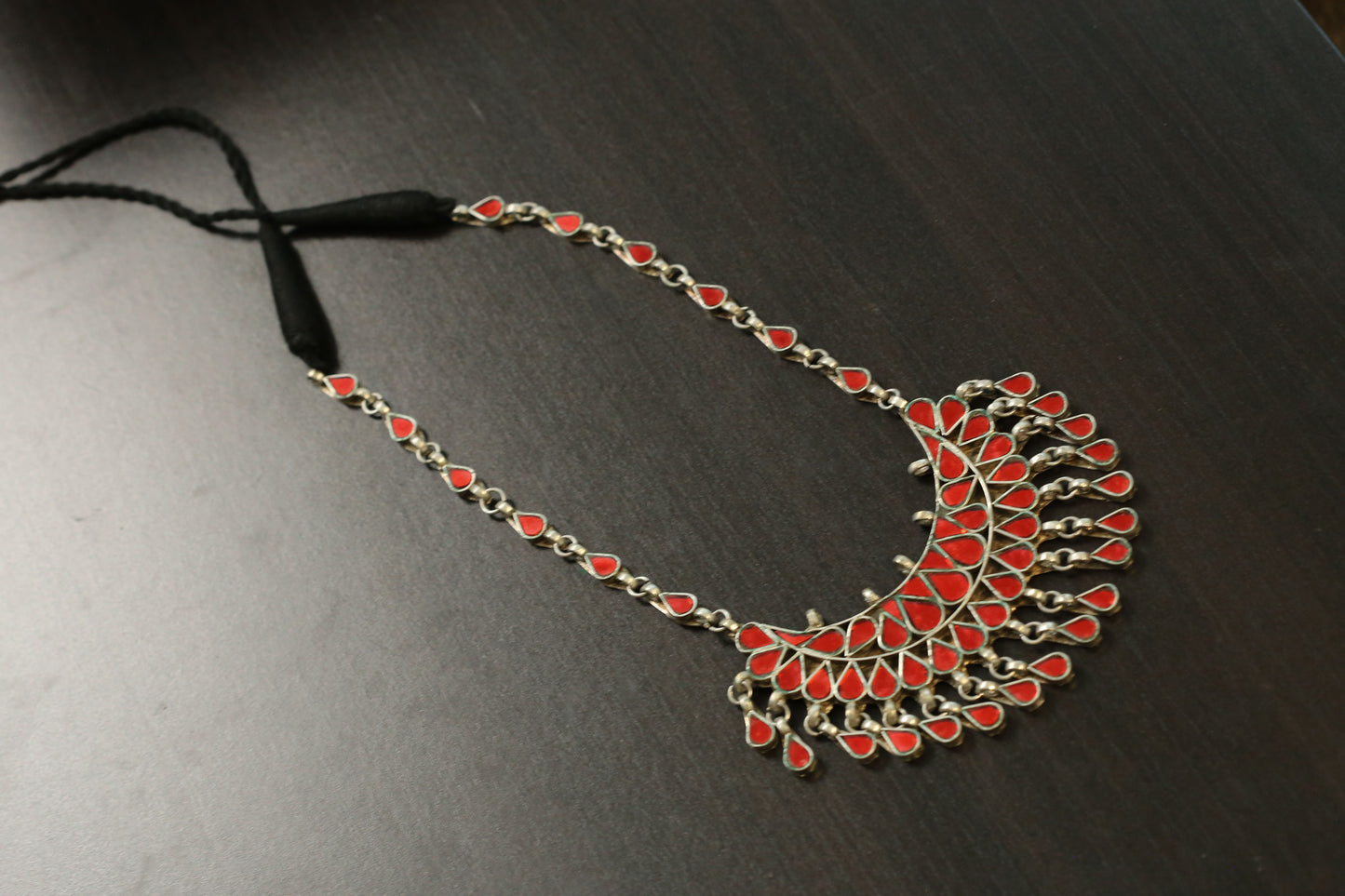 Real Glass Oxidized Necklac (T103-15)