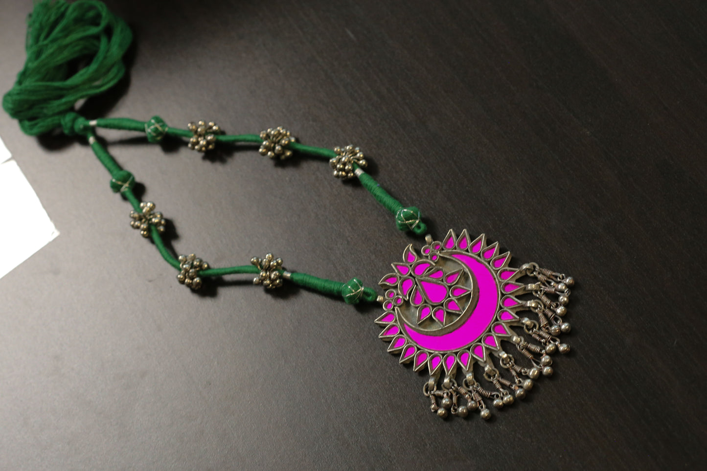 Real Glass Oxidized Necklac (T103-22)