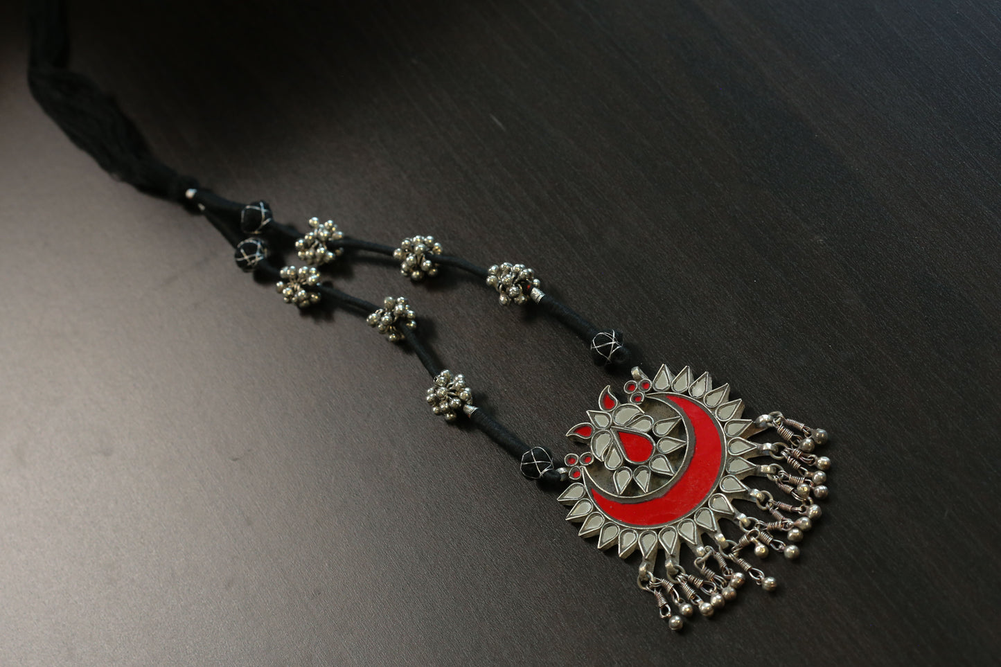 Real Glass Oxidized Necklac (T103-21)