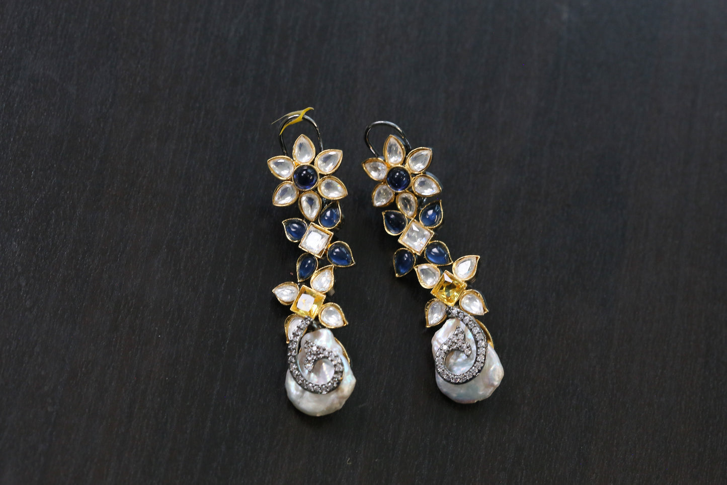 Tara Barouque Pearl Victorian Earrings (101-89)
