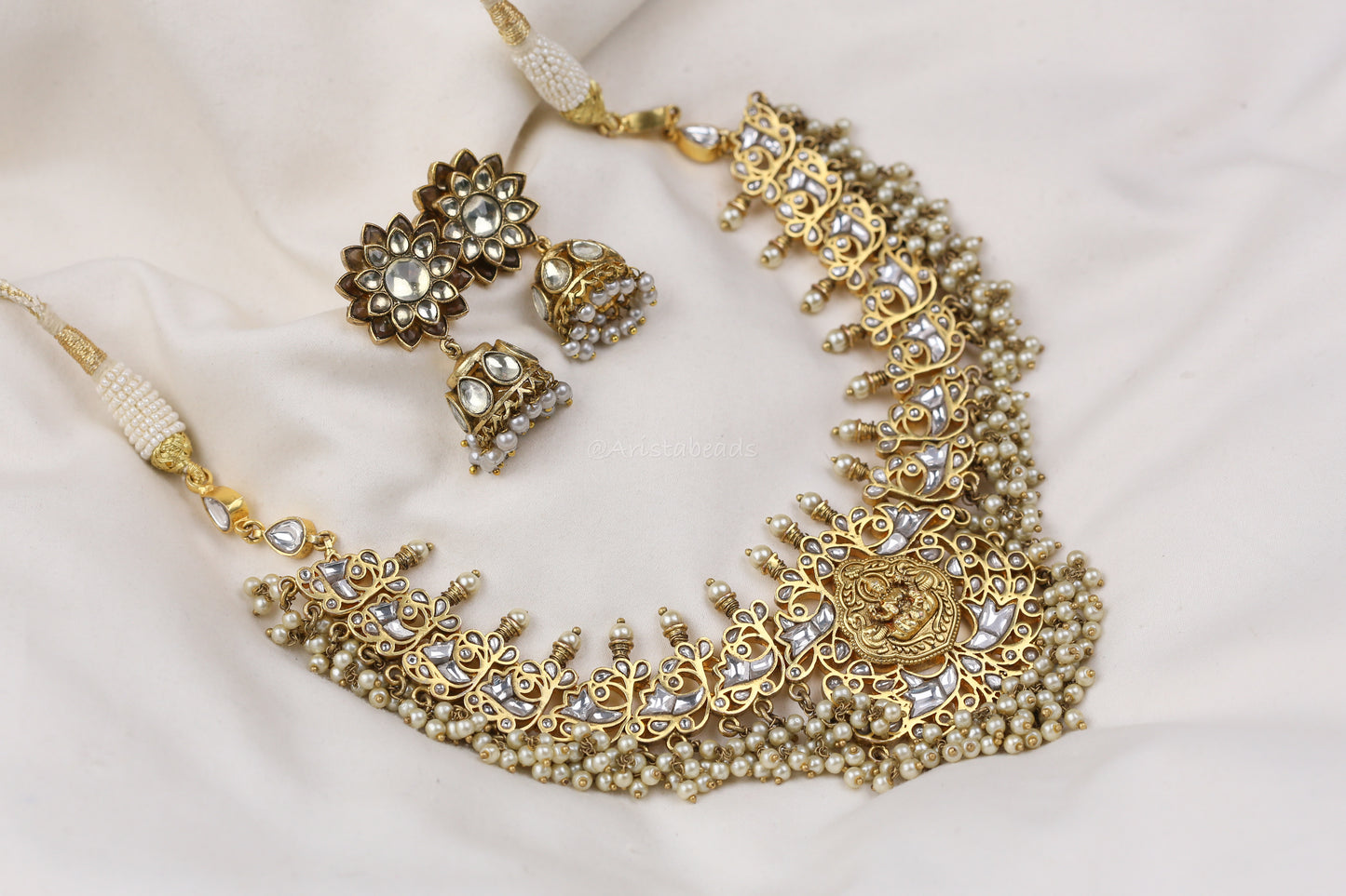 Vintage Polish Kundan Set (V102-01)