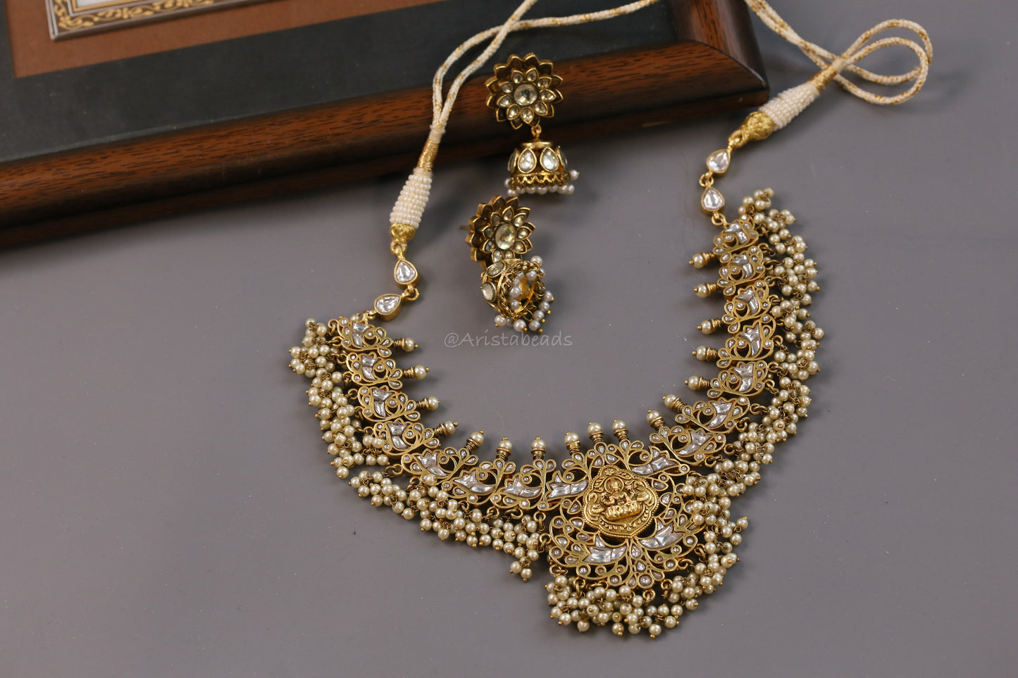 Vintage Polish Kundan Set (V102-01)