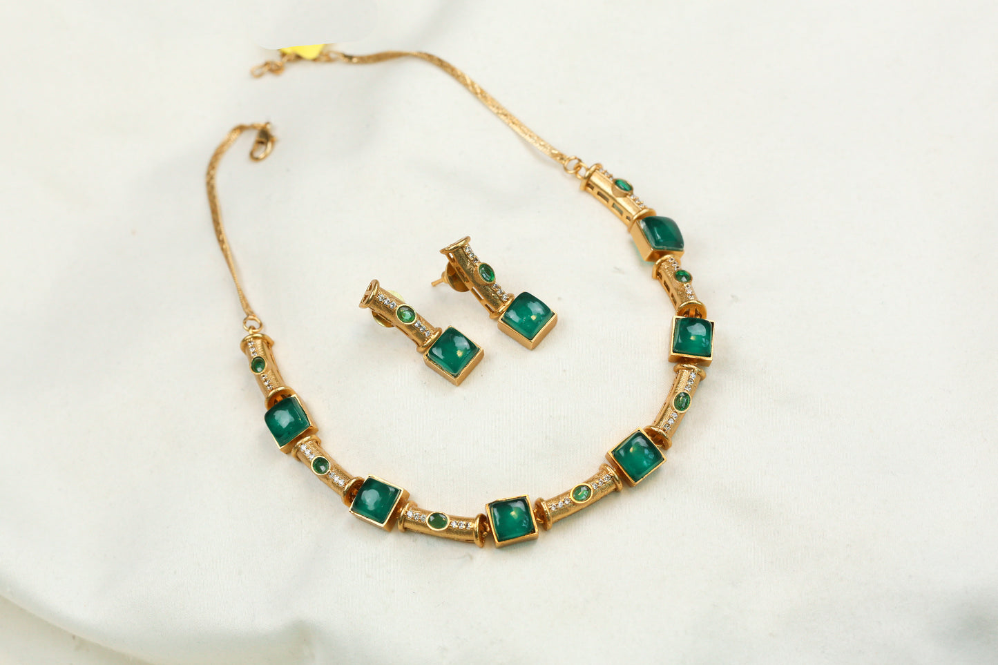 Dainty Pota Doublet Set - Green (104-29)