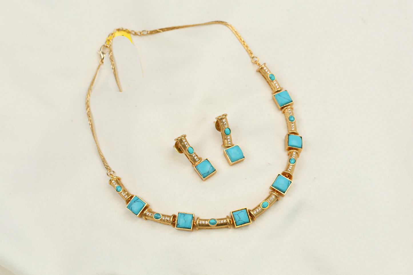 Dainty Pota Doublet Set - Turquoise(104-30)
