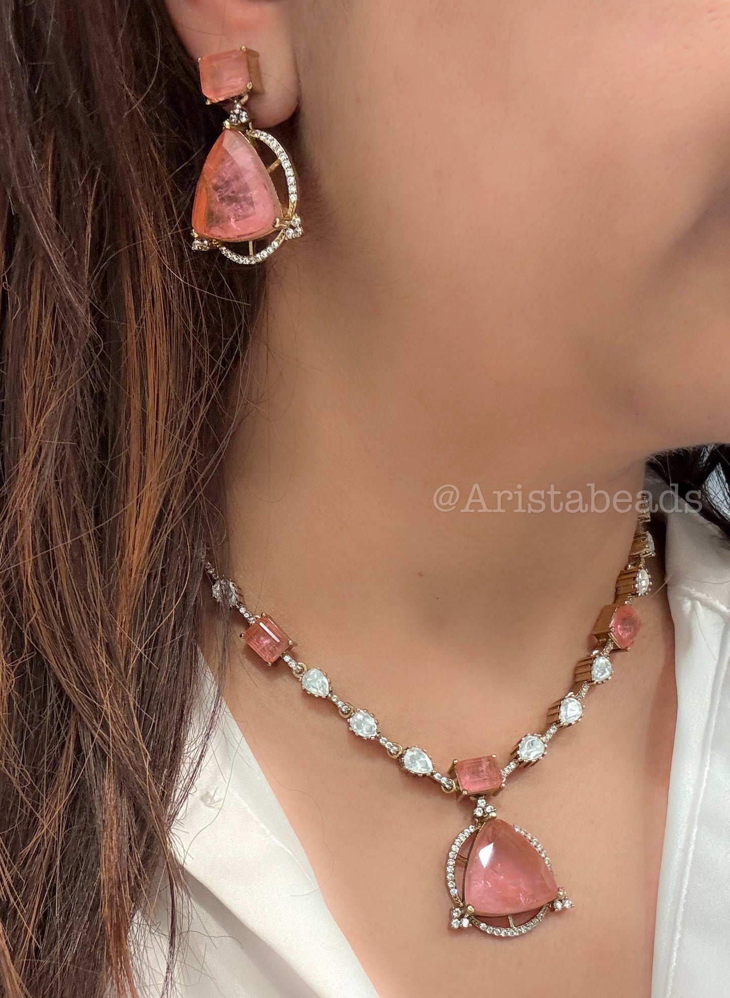 Ruchi Premium Pink Doublet Set (104-45)