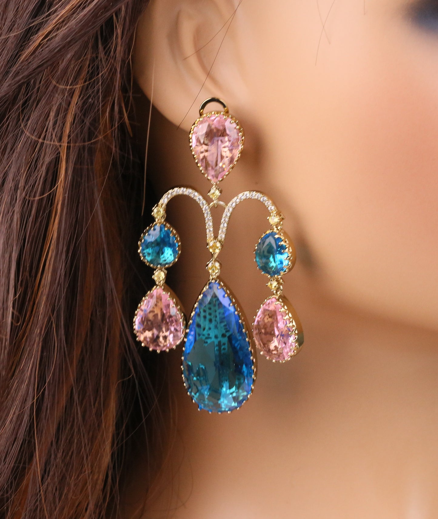 Sana Hydro Crystal Earrings (101-95)