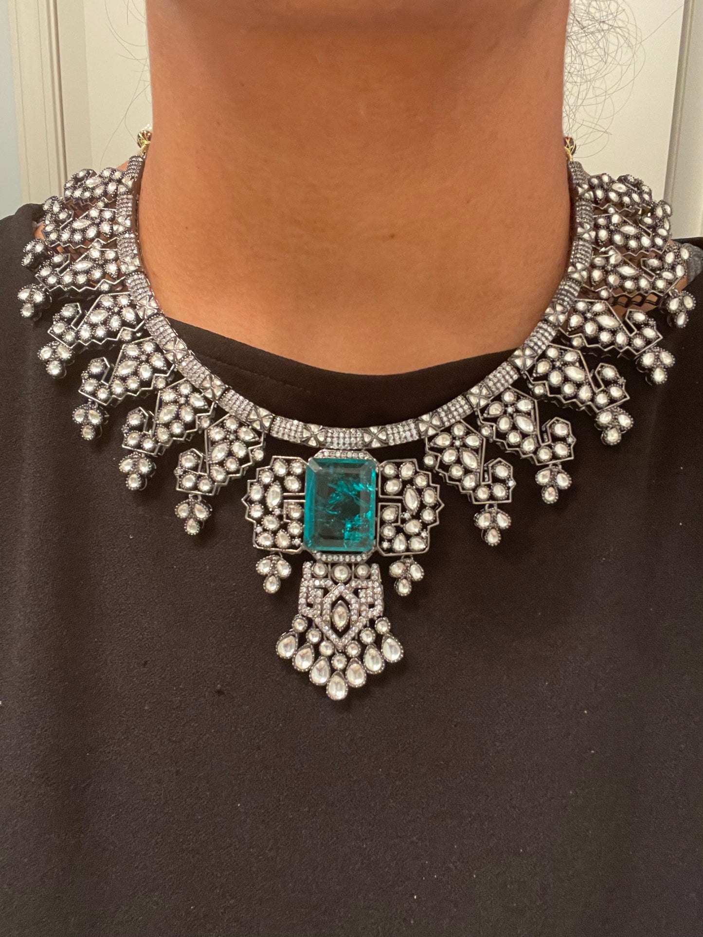 Victorian Kundan & Doublet Necklace Set