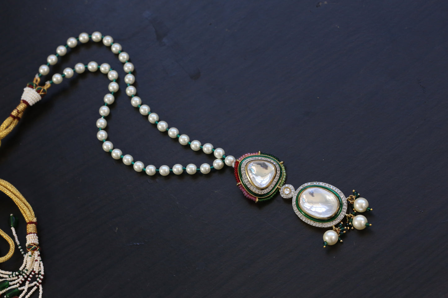 Handmade Big Polki Necklace - Style 6