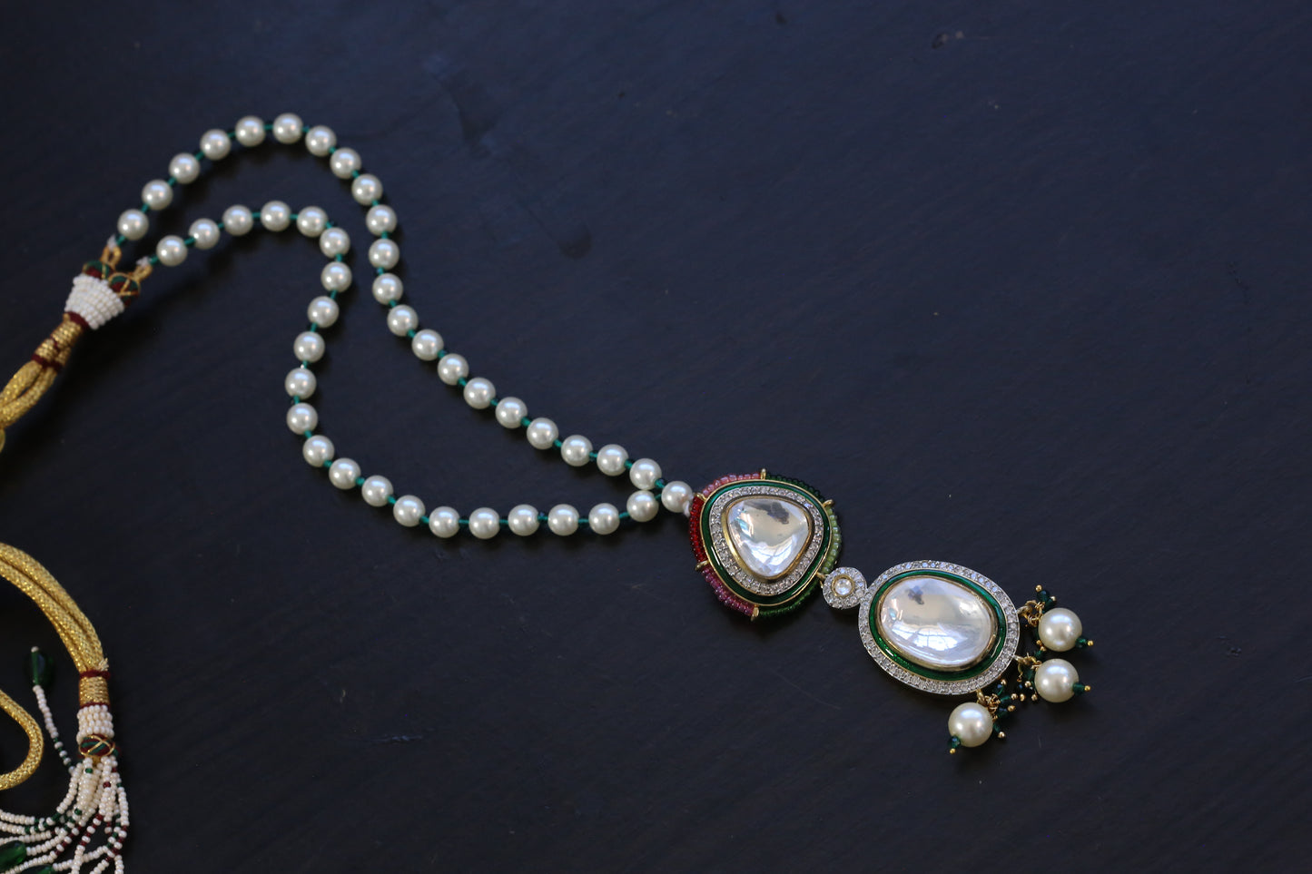 Handmade Big Polki Necklace - Style 6