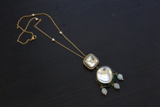 Handmade Big Polki Necklace - Style 2