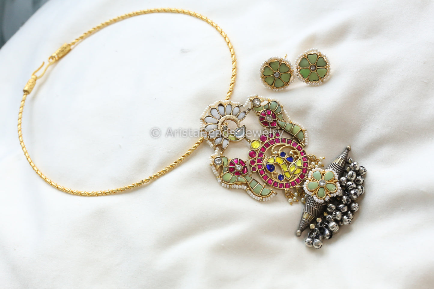 Sunehri Fusion Kundan Necklace (102-07)