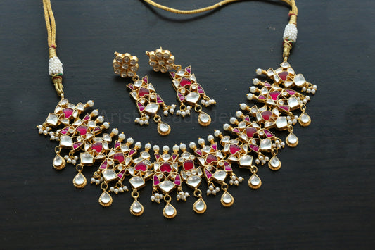 Handmade Pachi Kundan Necklace Set (ABJ-N101-26)