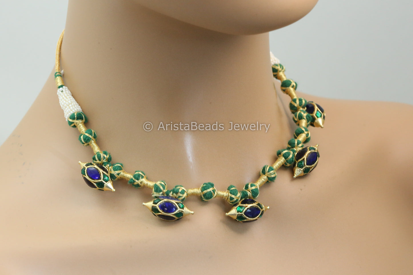 Jodha Jadau Kundan Dholki Set (102-55)