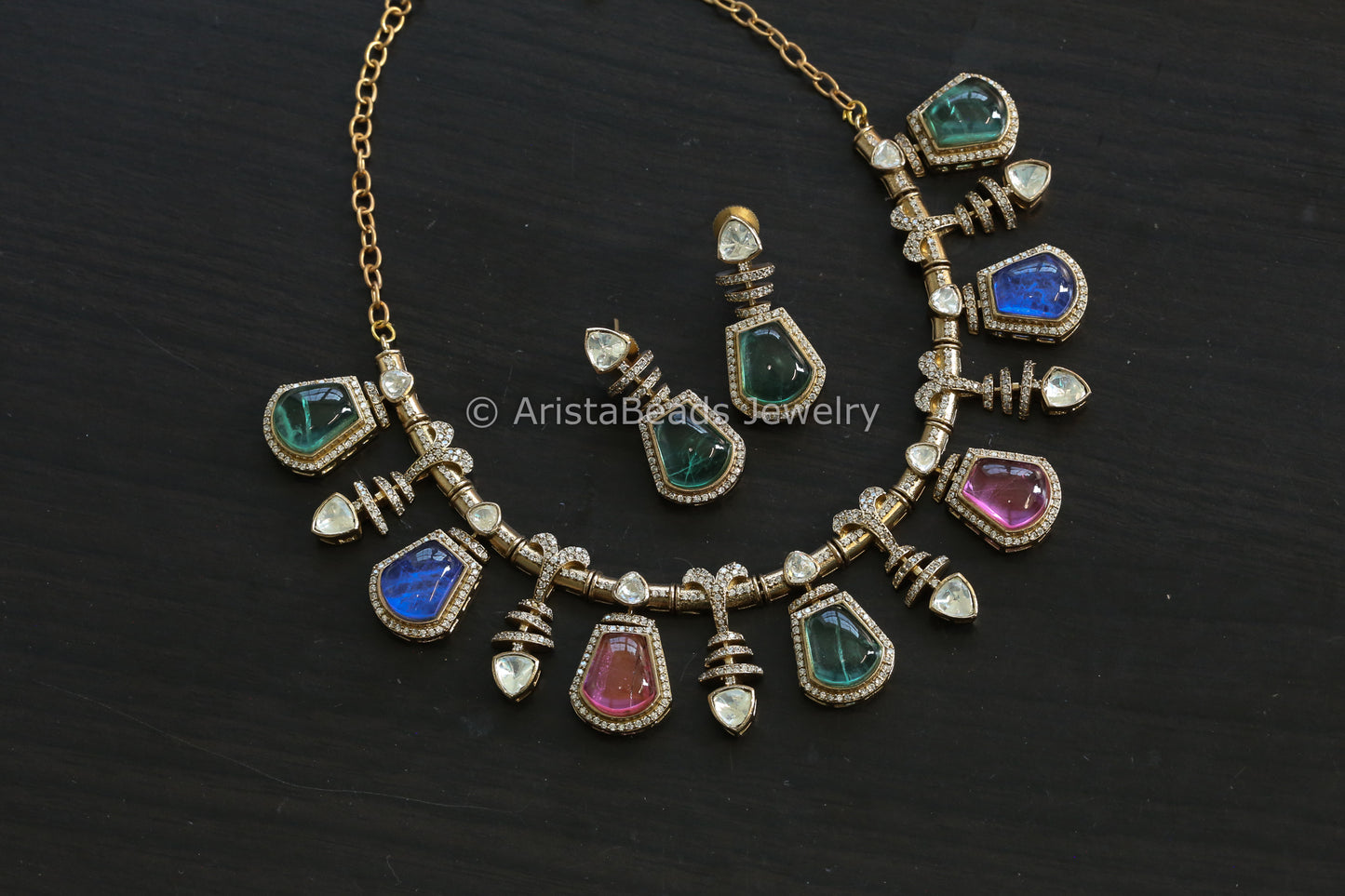 Premium Multi Doublet & Moissanites Set (102-19)