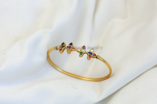 Jadau Bracelet (Openable) - Multicolor