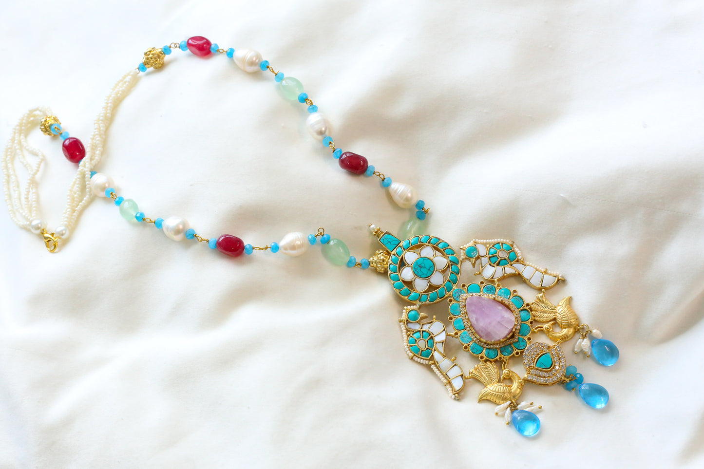 Sunehri Jadau Kundan Necklace (102-11)